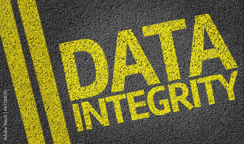 Data Integrity written on the road