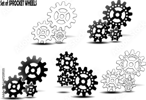 Sprocket wheel