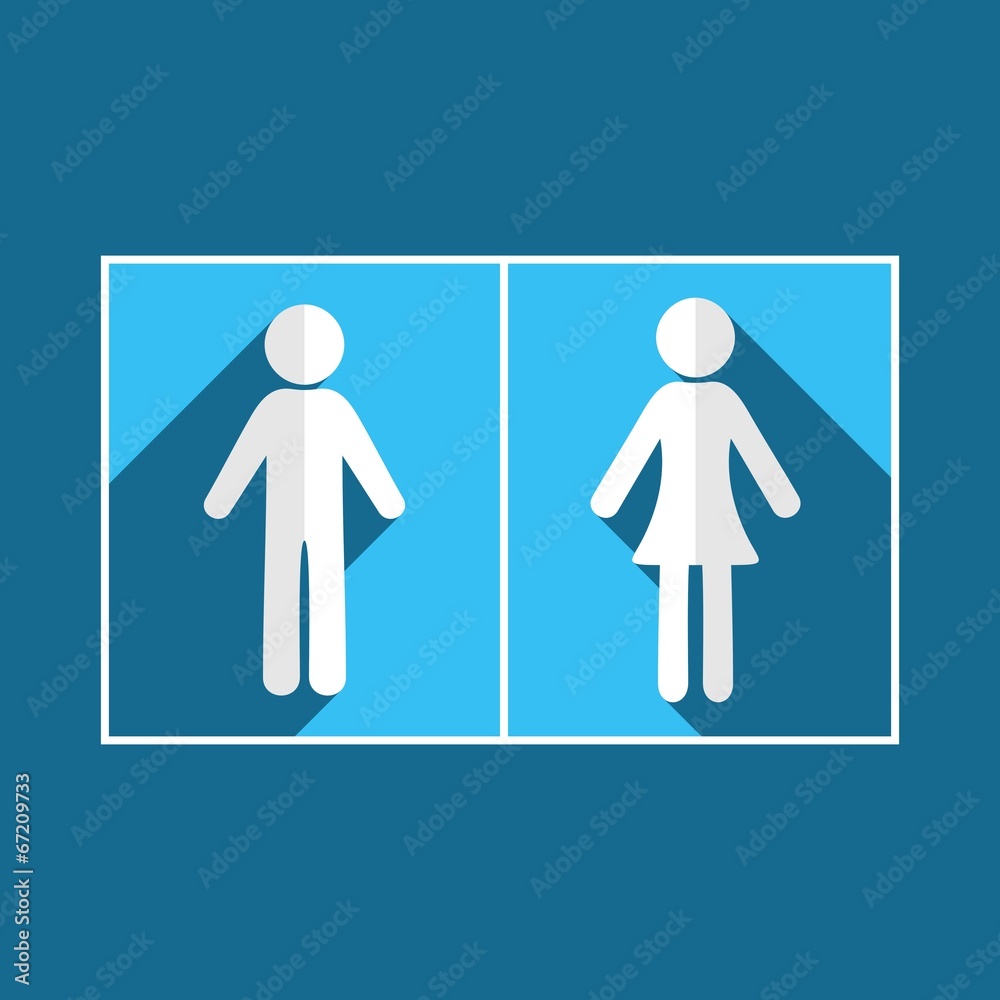 Man and woman icons Man and woman icons
