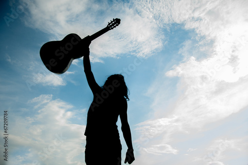 the guitarist and his passion for music