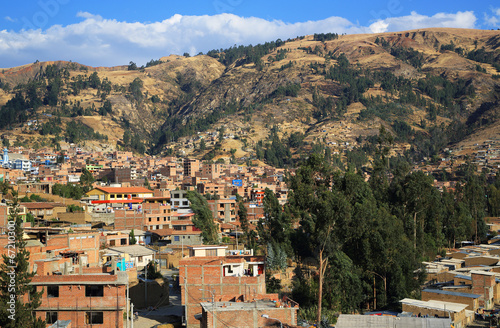 Huaraz City in Cordiliera Blanca, Peru, South America © Rechitan Sorin