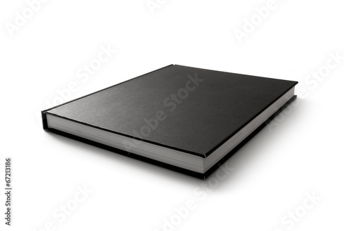 Black book isolated on white #1