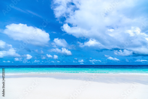 beautiful beach and tropical sea © gawriloff