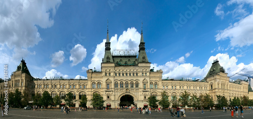 Exterior view of the State Department Store in Red Square. Mosc photo