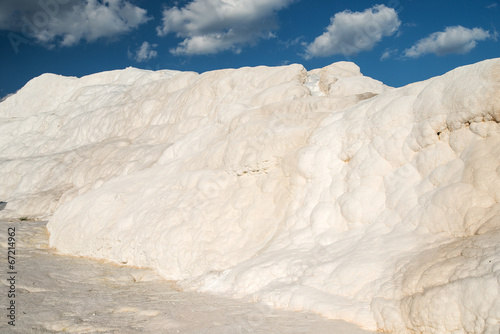 Famous travertines in Pamukkale, Turkey