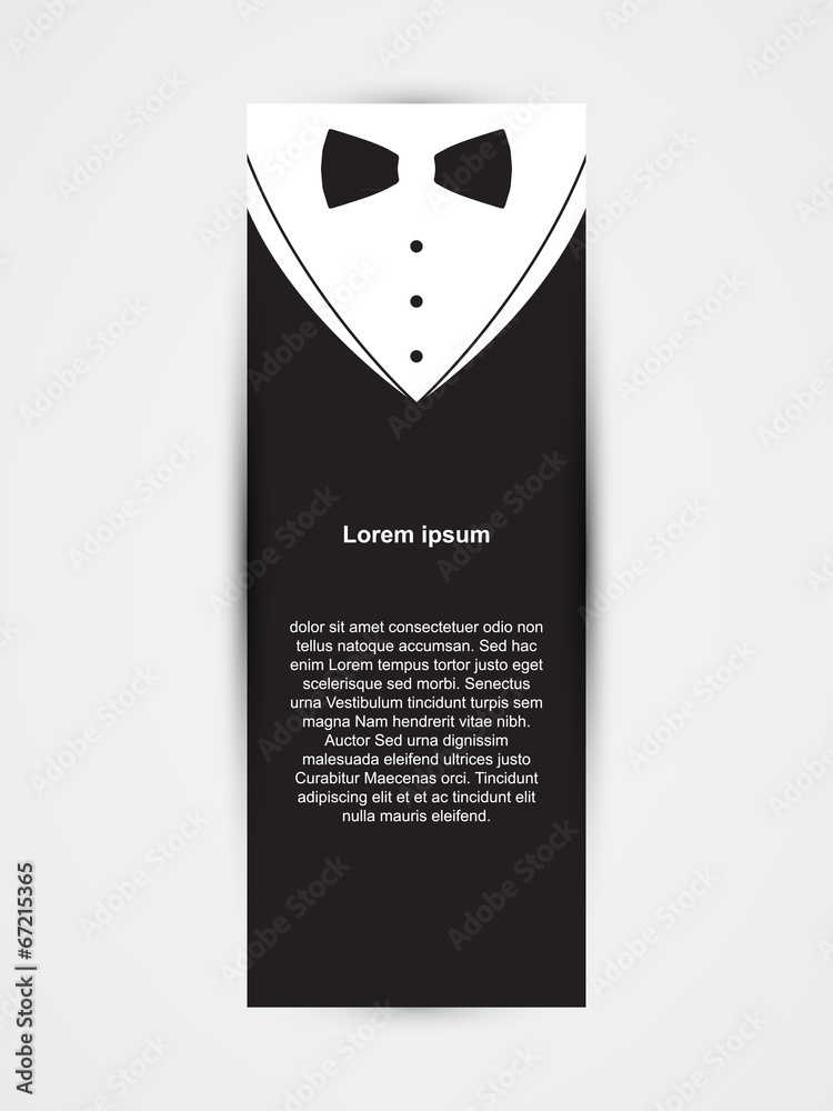 Printable Black Bow Tie