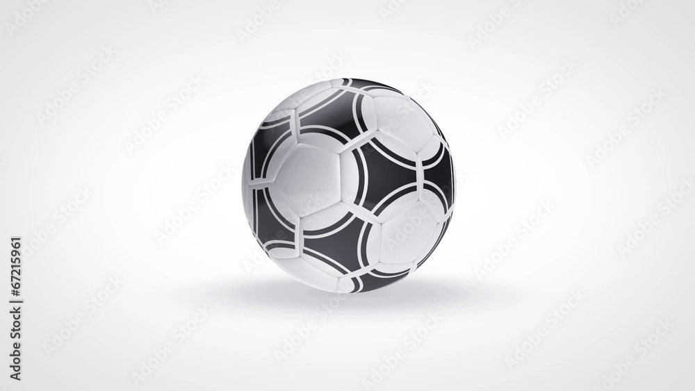 soccer ball bouncing on white background with alpha matte soccer ball bouncing on white background with alpha matte
