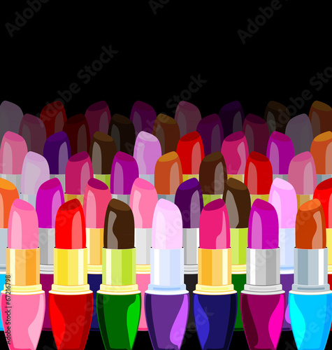 many lipsticks