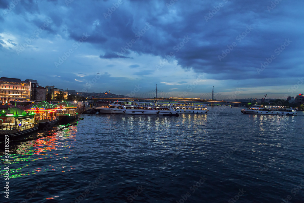 Istanbul in the night