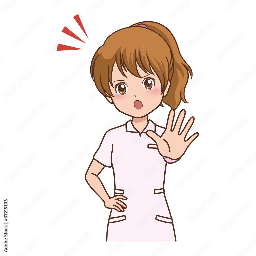 女性 ストップ 女性 ストップ