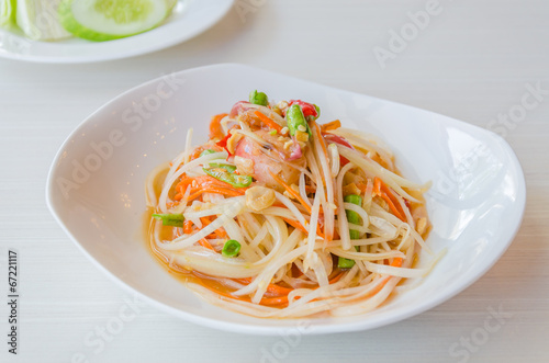 green papaya salad