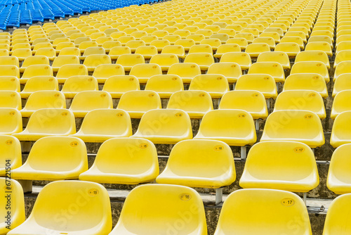 stadium seats © siraphol