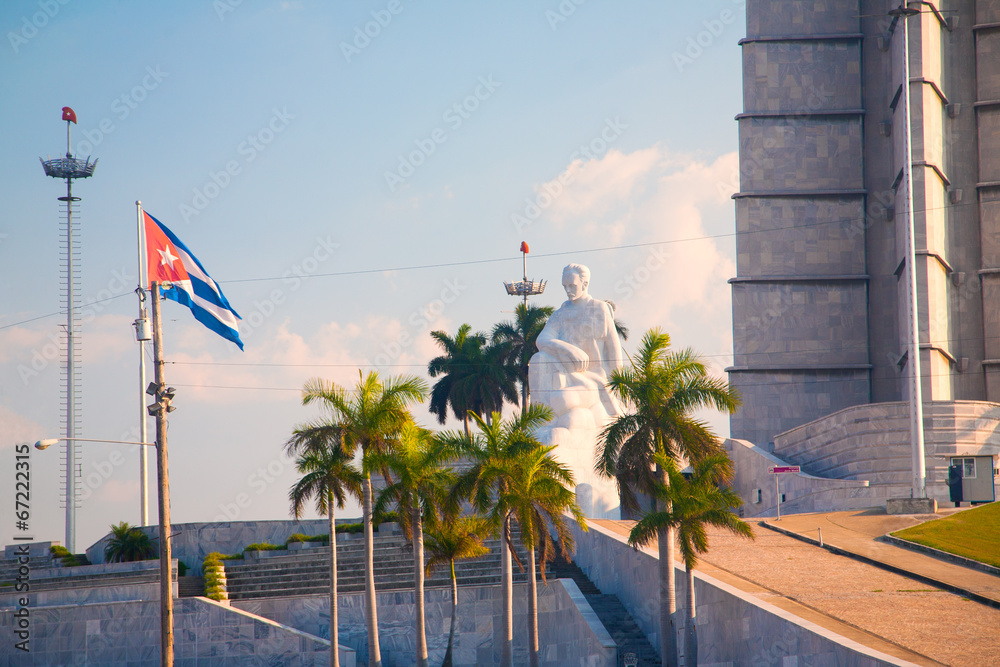 Jese Marti memorial in Revolution Square, Havana, Cuba