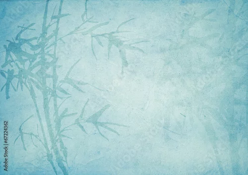 Obraz abstrakcyjna grafika bambusa