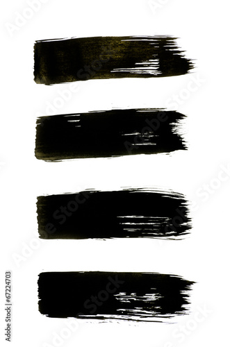 black abstract hand painted watercolor background