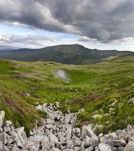 Obraz na płótnie Chorna hora. Carpathians. Ukraine w salonie