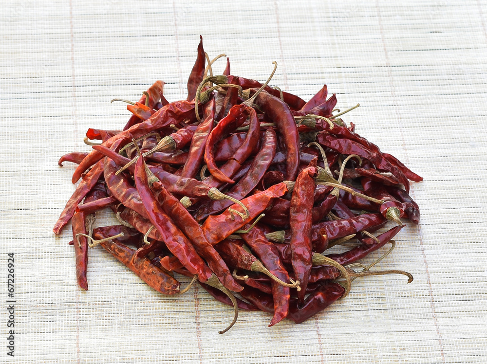 Fototapeta premium Dried red chilli pepper