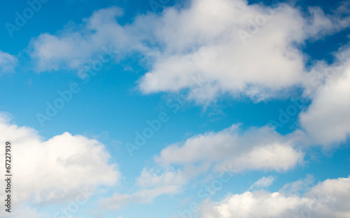 blue sky with clouds