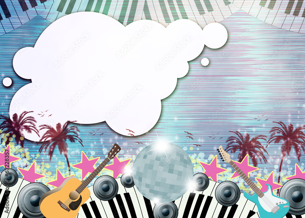 Obraz premium Music background