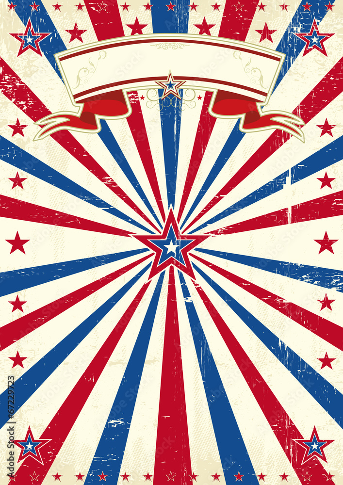 Fototapeta premium America vintage background