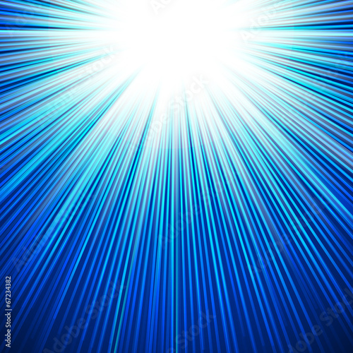 Winter sun shiny cool blue background