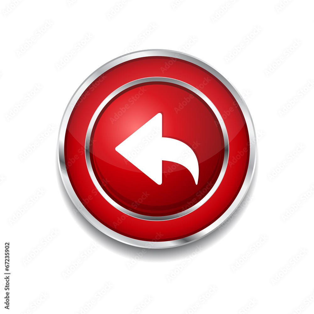 Reset Replay Circular Vector Red Web Icon Button Reset Replay Circular Vector Red Web Icon Button