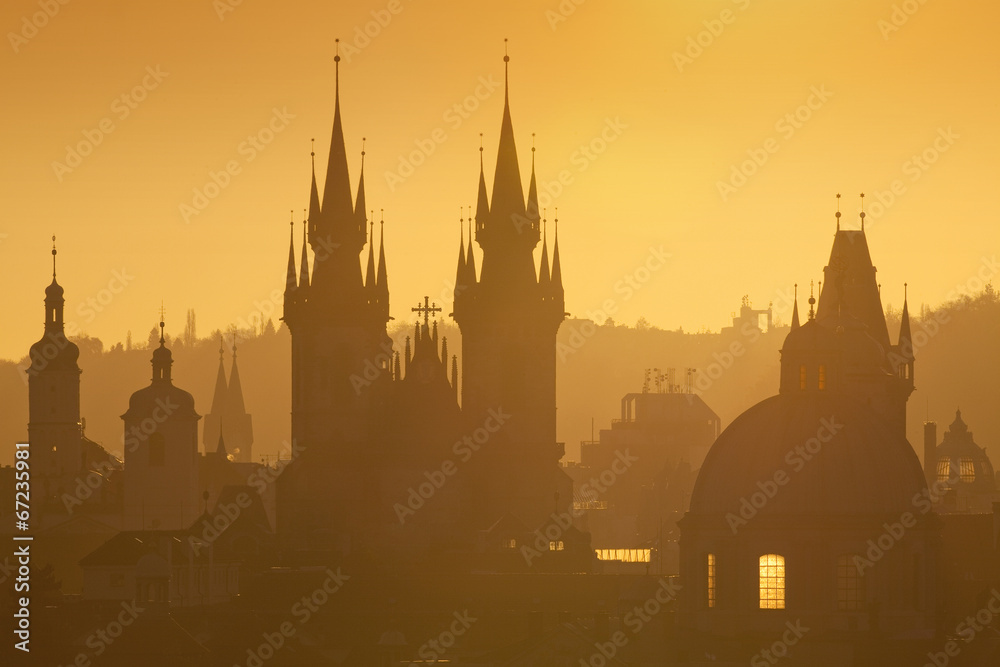 Prague - Spires of the Old Town