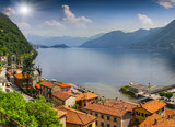 View from the town of Argegno, on Lake Como.