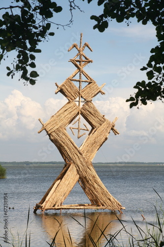 Reed sculpture