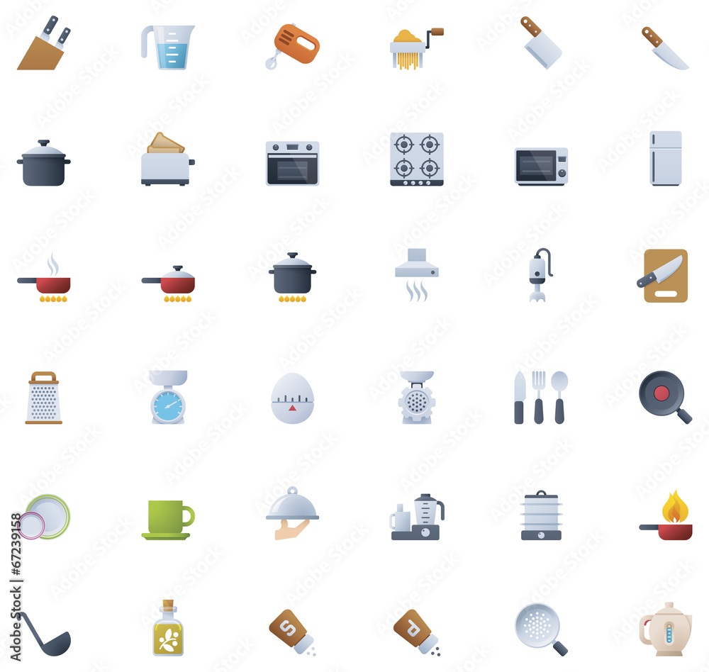 Cooking icon set Cooking icon set