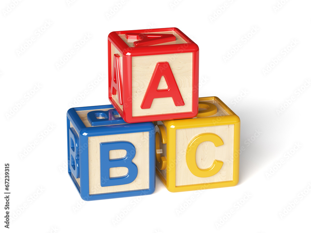 Alphabet blocks Alphabet blocks