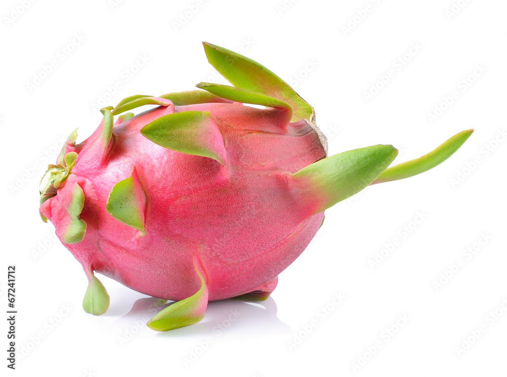 Dragon Fruit isolated against white background. Dragon Fruit isolated against white background.