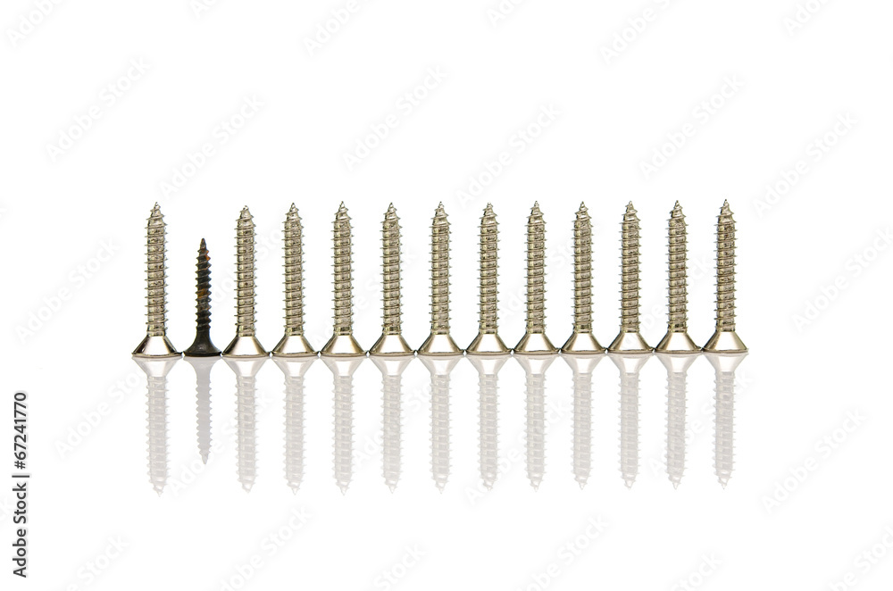 screws on white screws on white