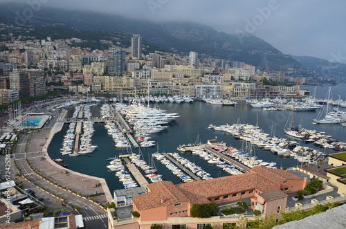 Port de Monaco vue du palais
