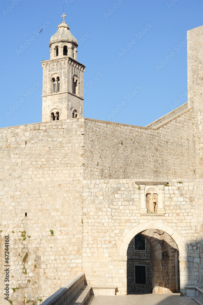 Ploce door at the citadel of Dubrovnik