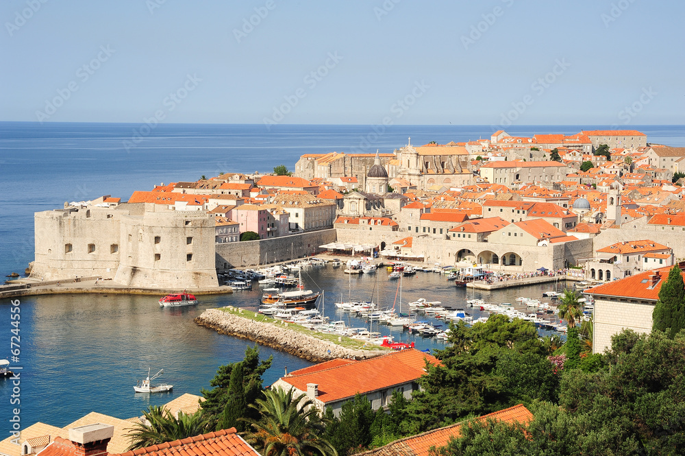 The old town of Dubrovnik