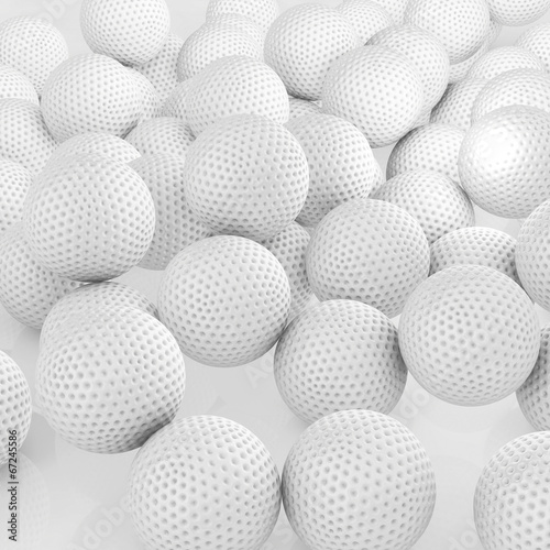 Golfbälle - 3d Render
