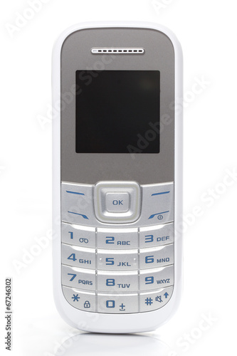 Wallpaper Mural White Cellphone on White background Torontodigital.ca