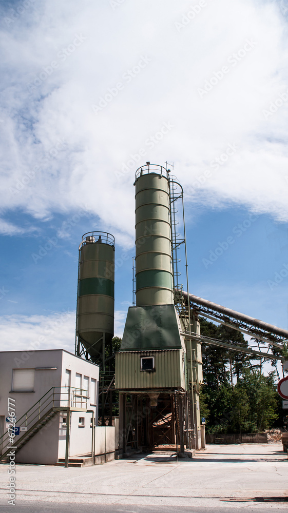 Obraz premium Betontankstelle