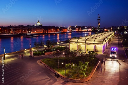 Crimean Embankment, Moscow, Russia