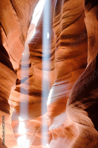 Spotlight in Antelope Canyon, USA
