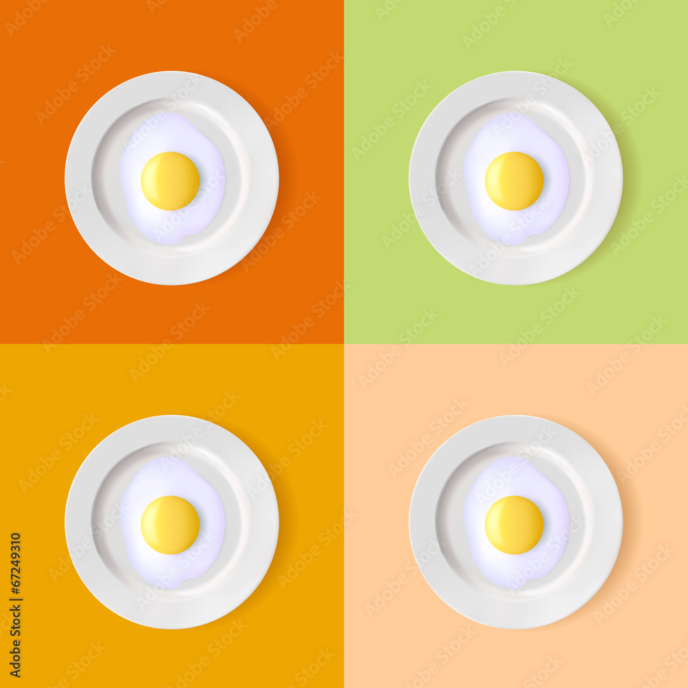 eggs on a plate eggs on a plate
