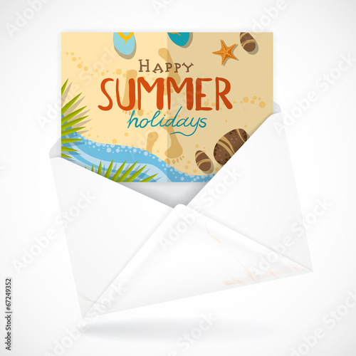 Postal Envelopes With Greeting Card