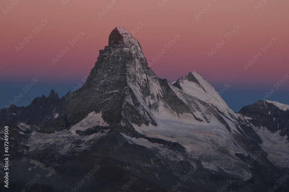 Matterhorn just before sunrise