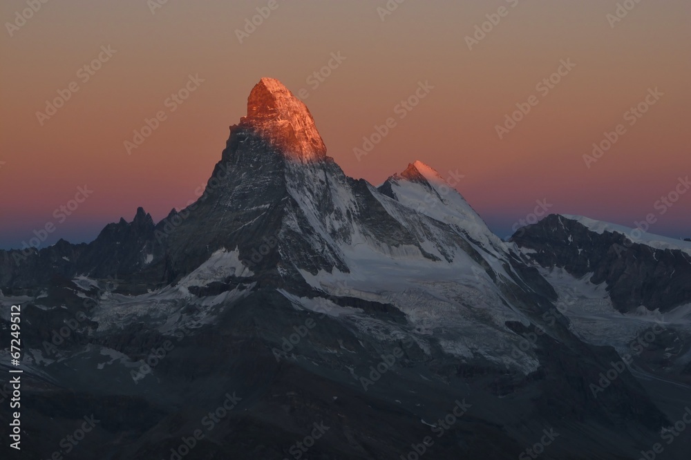 Matterhorn In The First Sunlight