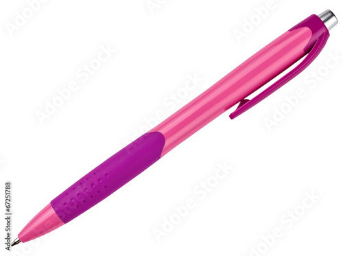 ballpoint pen isolated on white background