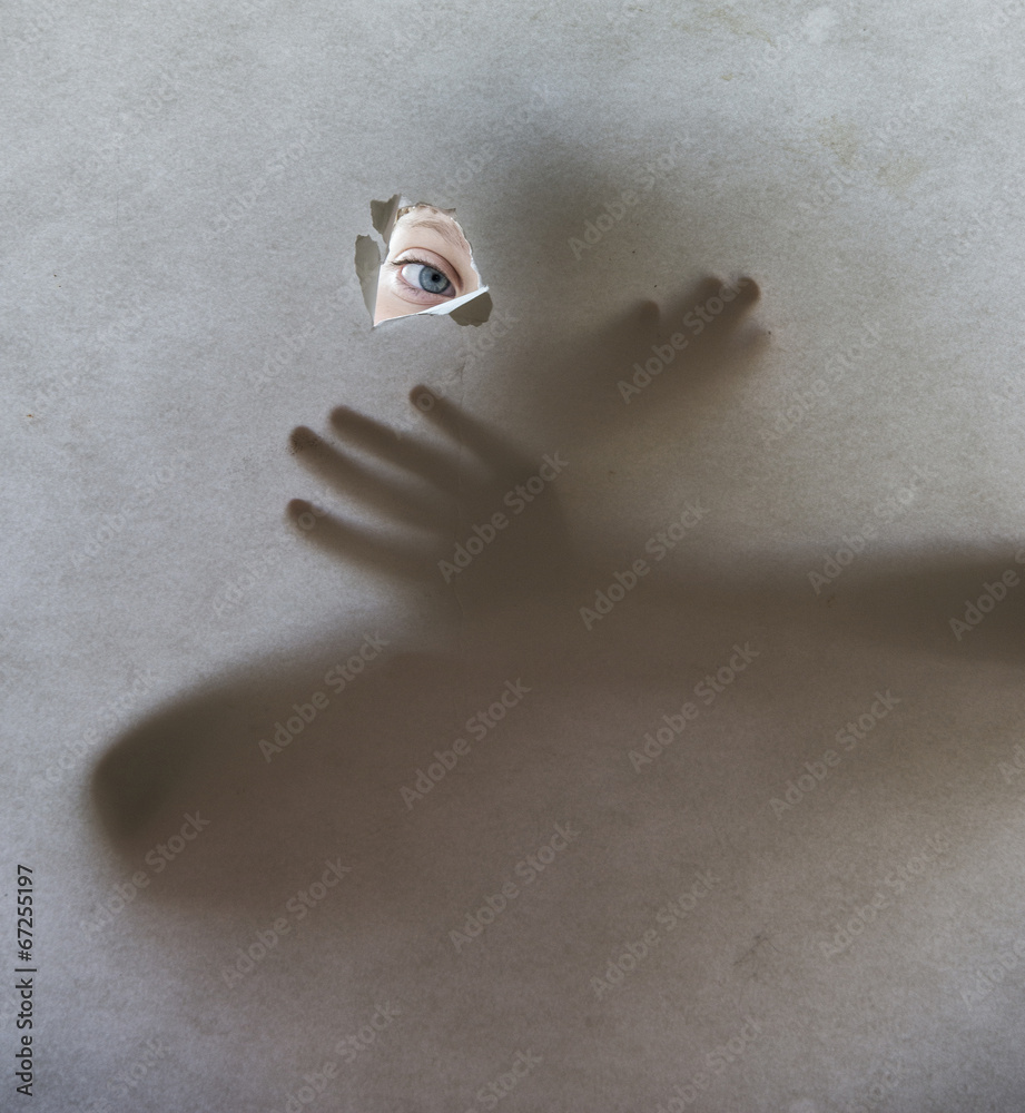 Fototapeta premium eye and shadows