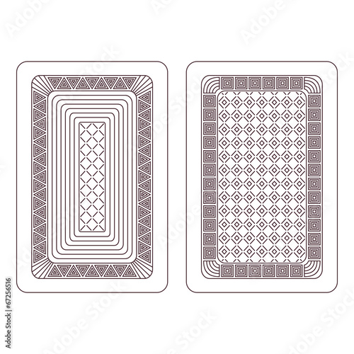 Ornament for playing cards