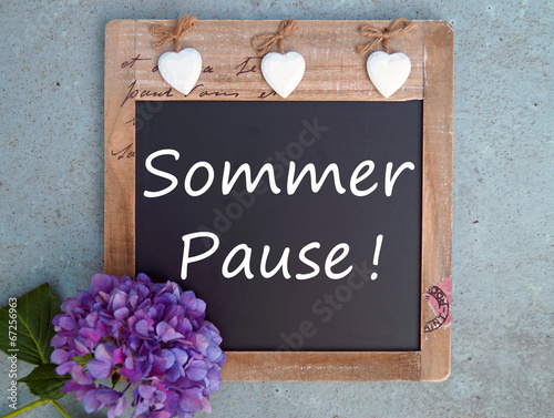 Sommerpause