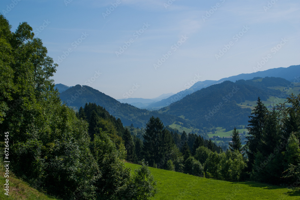 Obraz premium Landschaft Gebirge